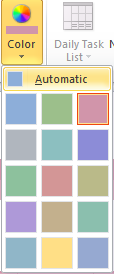 change default calendar color in outlook for mac